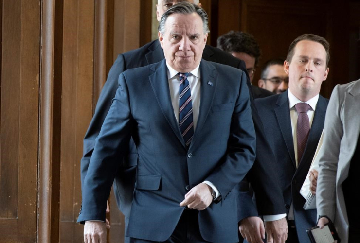 Quebec Premier Francois Legault, 