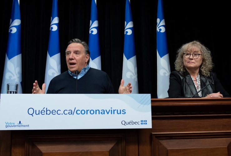 Quebec Premier Francois Legault,