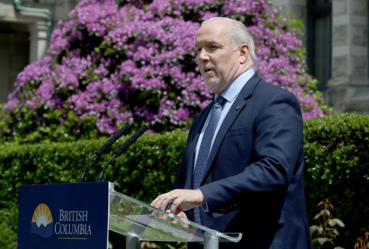 B.C. Premier John Horgan,