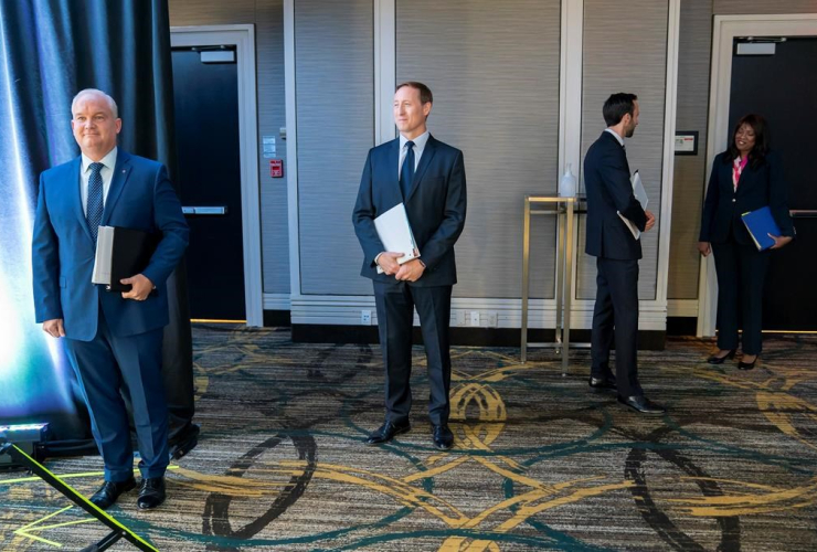 Conservative Party of Canada leadership candidates, Erin O’Toole, Peter MacKay, Derek Sloan, Leslyn Lewis, French Leadership Debate,