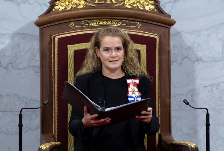 Governor General Julie Payette, Throne Speech, 