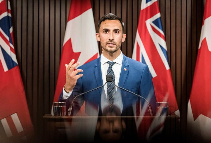 Ontario Minister of Education, Stephen Lecce,