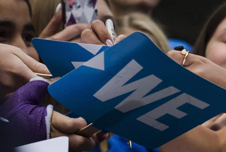 Fans, We Day event, Toronto,