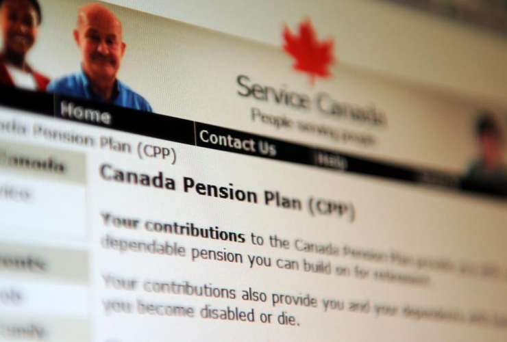 Canada Pension Plan, service Canada website,