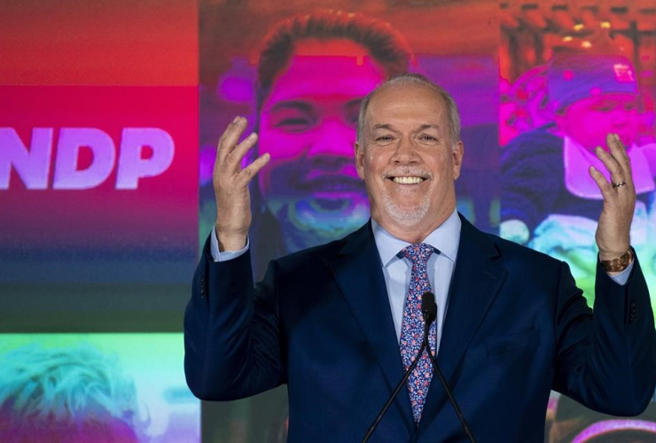 NDP Leader John Horgan,