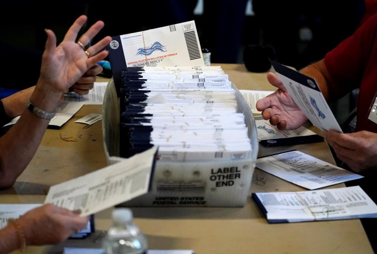 Chester County election workers, mail-in and absentee ballots,