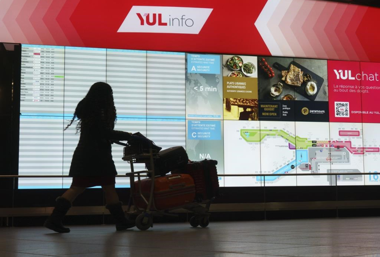 passenger, Montreal Trudeau Airport, Montreal,