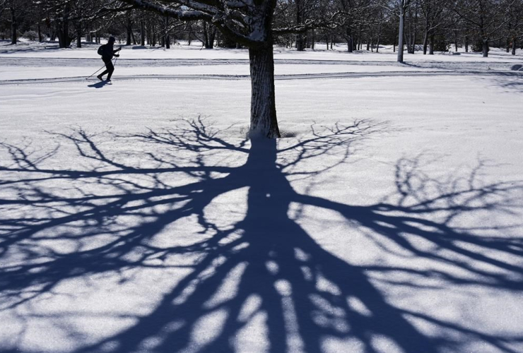 cross-country skier, Ottawa River,