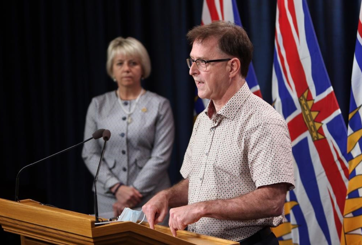 Bonnie Henry, Adrian Dix.