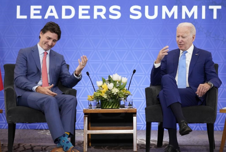 Joe Biden, Justin Trudeau,