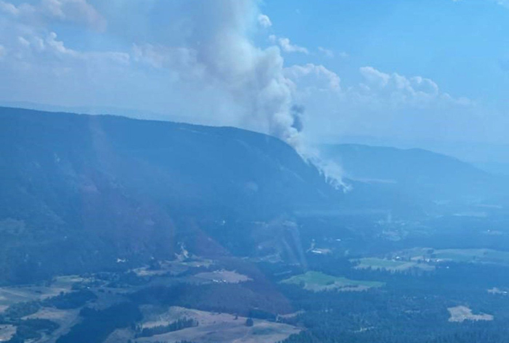 Hullcar Mountain wildfire,