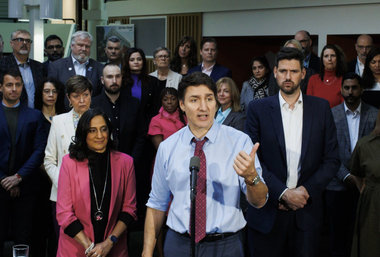 Justin Trudeau, Sean Fraser, Anita Anand, 