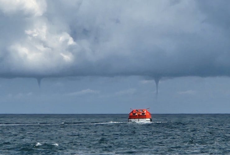 waterspouts,