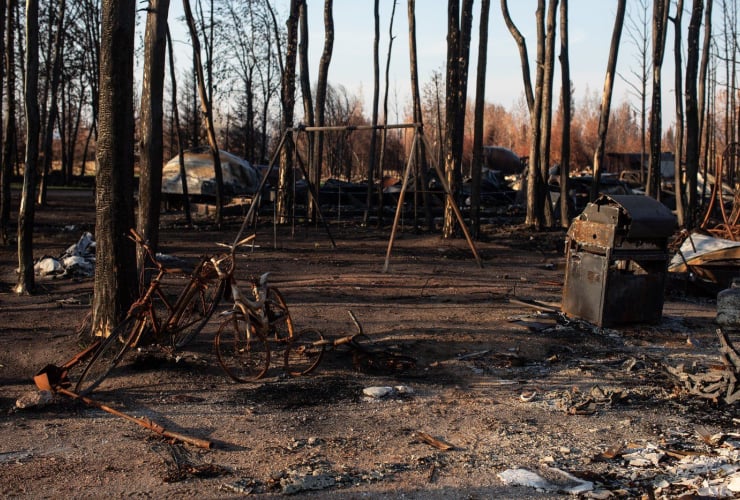 Wildfires, Enterprise, Northwest Territories, NWT