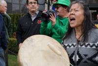 Kinder Morgan, pipeline protest, Trans Mountain expansion, Burnaby, National Energy Board