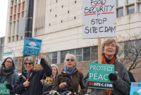 Site C Dam, Peace River, BC Hydro, protest, First Nations