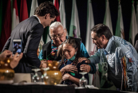 Autumn Peltier, Justin Trudeau, Perry Bellegarde