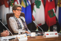 Kathleen Wynne, Ottawa, climate change