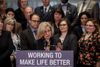 Rachel Notley, Alberta legislature, Edmonton