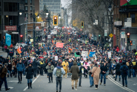 50,000 people march for climate in Montreal on Nov. 10, 2018