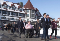 Prime Minister Justin Trudeau, media availability, Algonquin Resort, St. Andrews, 