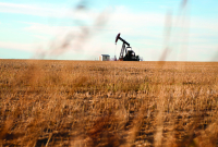 A pumpjack in the Alberta prairie. Supplied by Alberta Energy Regulator