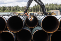 Pipe, Trans Mountain pipeline,