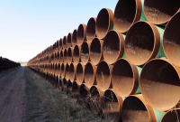 Pipes, Keystone XL pipeline, Gascoyne, 