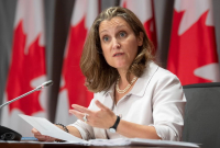 Deputy Prime Minister, Minister of Finance, Chrystia Freeland, 