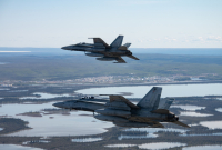 RCAF CF18 Hornet fighter jets 