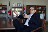 Canada's Minister of Energy and Natural Resources, Jonathan Wilkinson, speaking with the National Observer