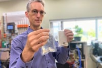 Research scientist Wayne Groszko is a part of the Applied Energy Research Lab's team tasked with developing novel solutions to help address the climate crisis. Photo courtesy of NSCC