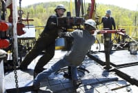 Chesapeake Energy natural gas well,