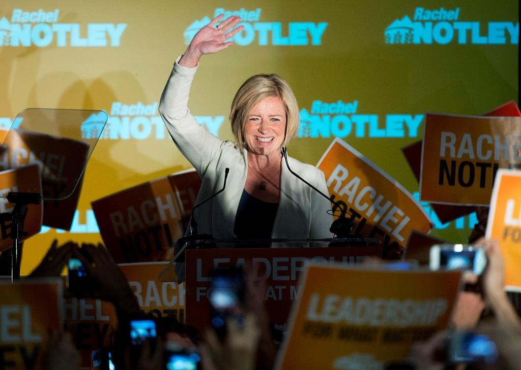 Alberta NDP Premier elect Rachel Notley