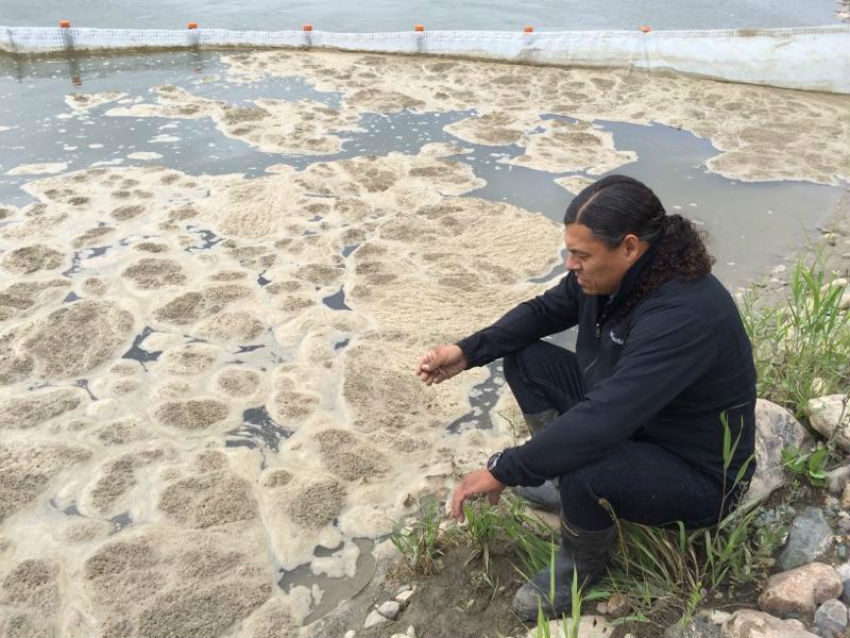 Sheldon Wuttunee, James Smith Cree Nation, Husky oil spill, North Saskatchewan River