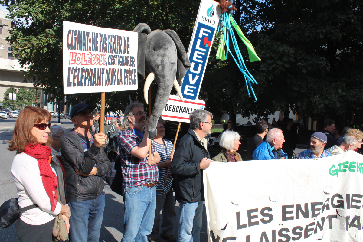 climate change, protest, Montreal