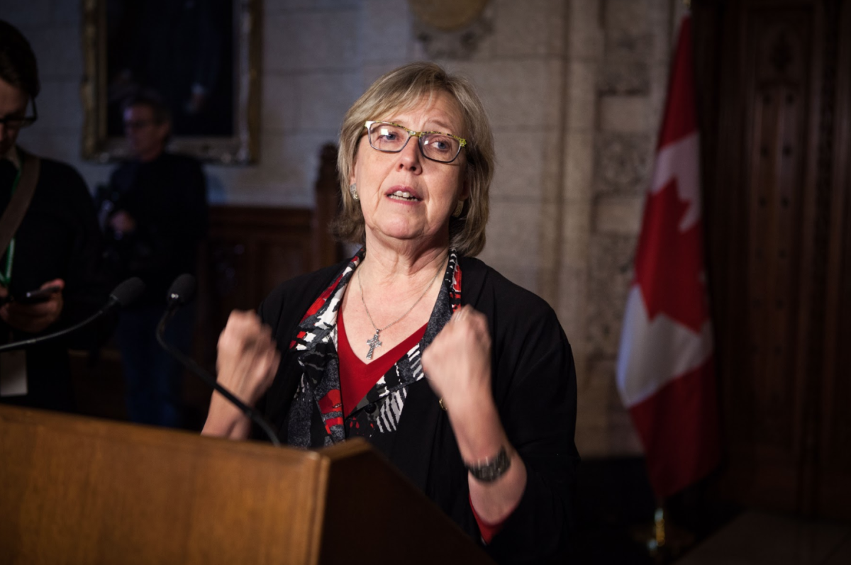 Elizabeth May, electoral reform, parliament hill