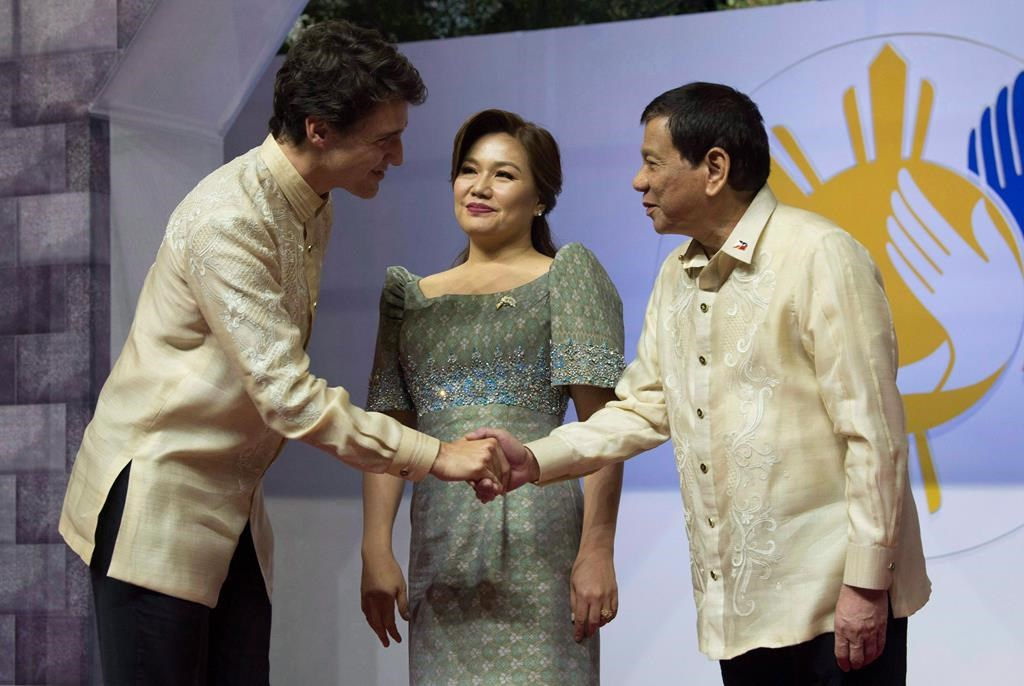 Justin Trudeau, Philippine Presiden,t Rodrigo Duterte, Honeylet Avancena, ASEAN