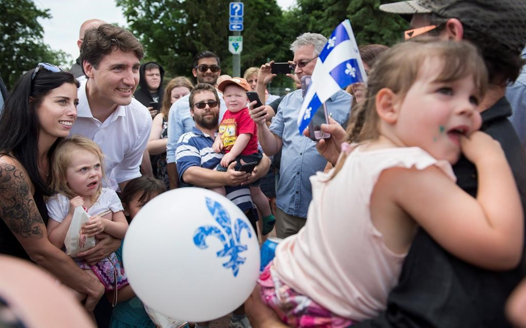 Prime Minister Justin Trudeau, Saint-Jean Baptiste, Salaberry-de-Valleyfield, 