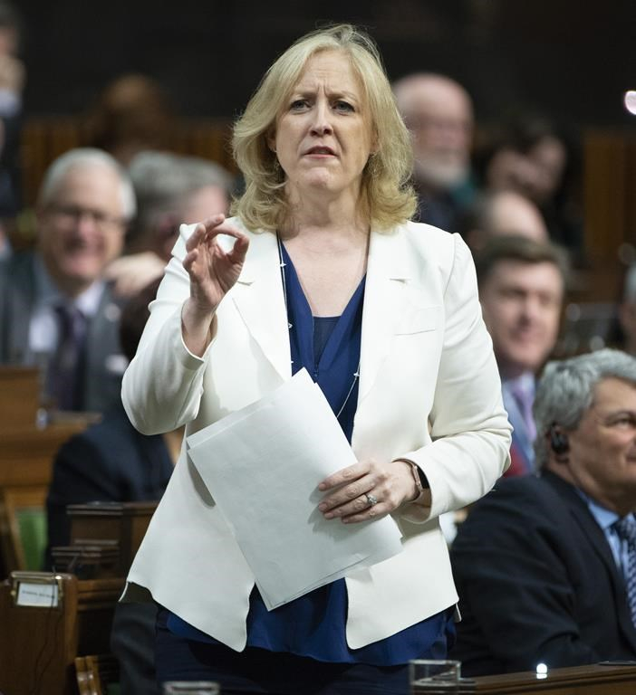 Conservative MP Lisa Raitt, Question Period, House of Commons,