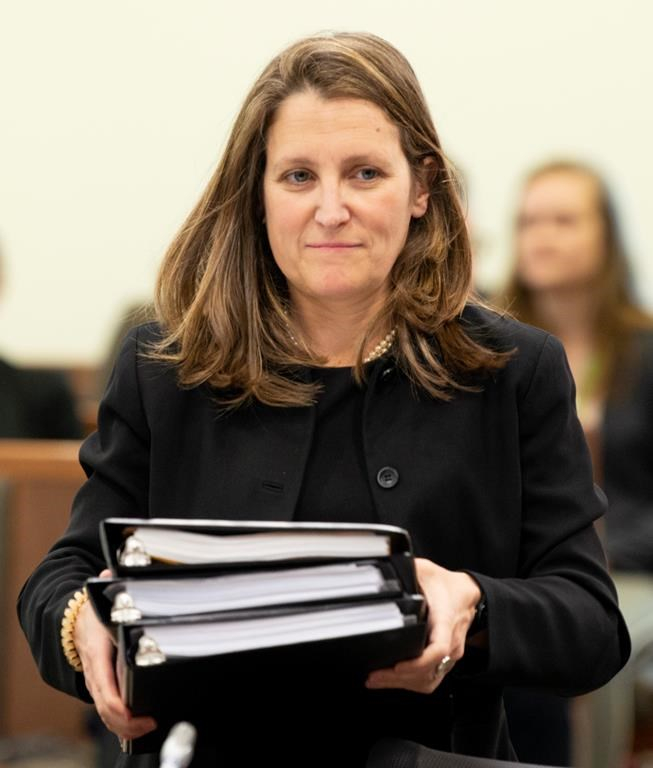 Foreign Affairs Minister Chrystia Freeland, Standing Committee, Foreign Affairs and International Development,