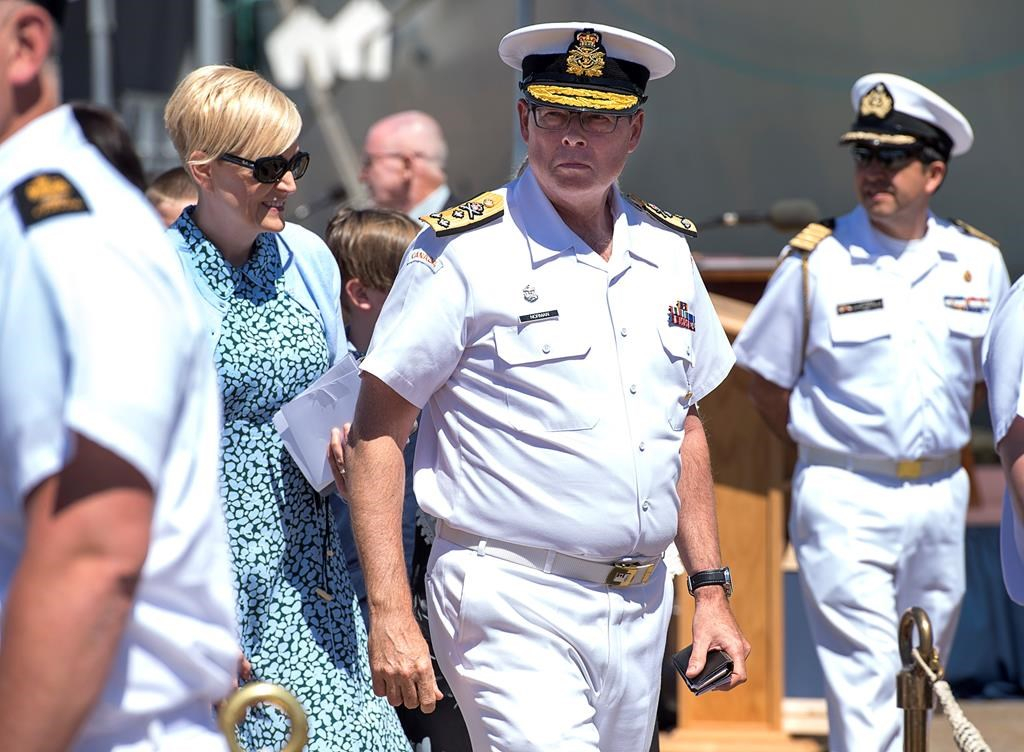 Vice-Admiral Mark Norman, Royal Canadian Navy Change of Command ceremony,