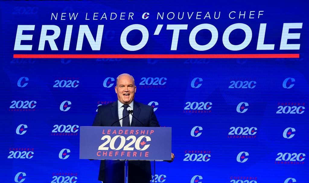 Conservative Party of Canada Leader Erin O'Toole,