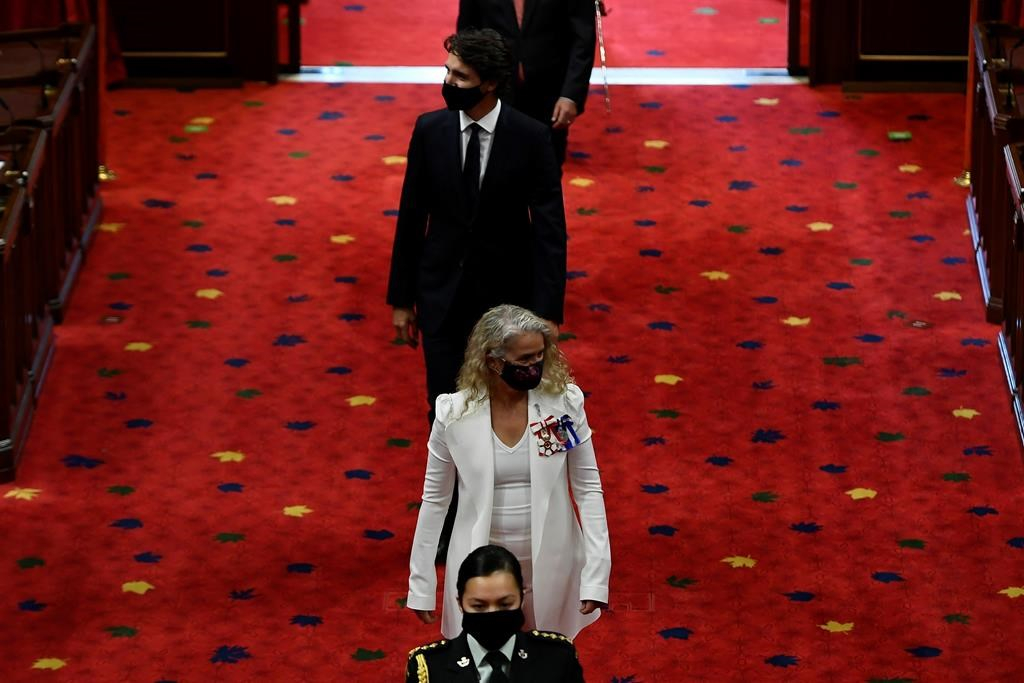 Gov. Gen. Julie Payette, Prime Minister Justin Trudeau, 