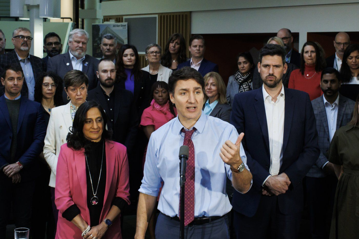 Justin Trudeau, Sean Fraser, Anita Anand, 