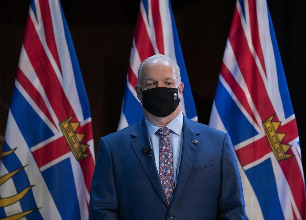 B.C. Premier Says 2021 Focus Will Be On Pandemic Economic Recovery ...