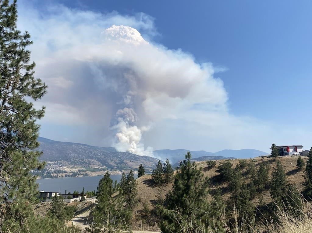 New B.C. Wildfire Forces Evacuations In South Okanagan | Canada's ...