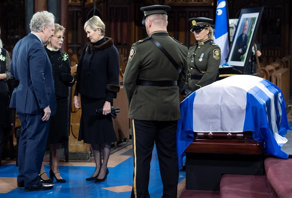 Wave of sympathy as visitation held in Montreal for ex premier