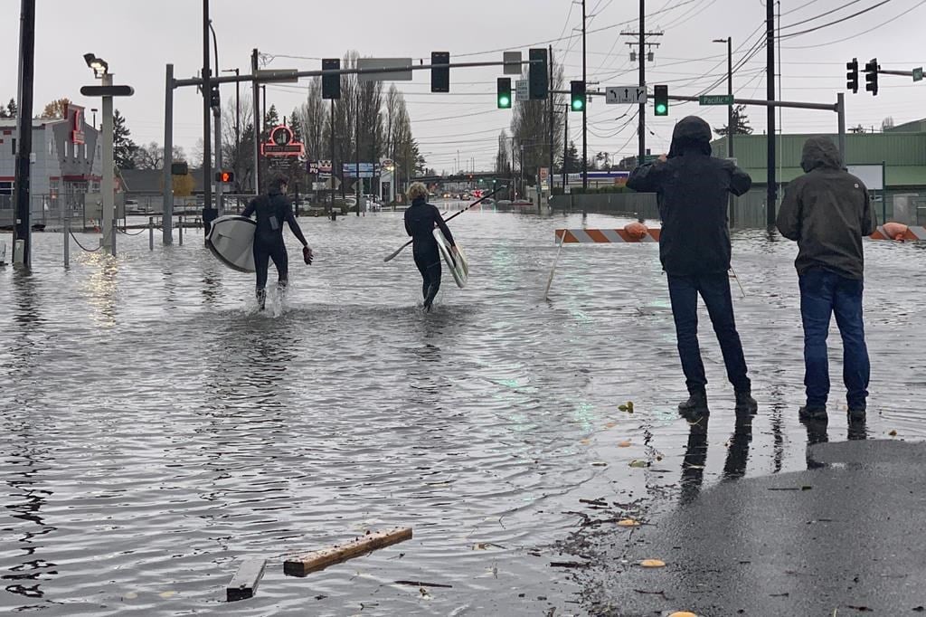 Atmospheric River Causes Flooding And Mayhem In Washington State ...