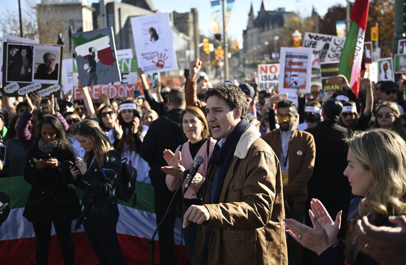 Trudeau Joins Canada-wide Protests Against Iranian Regime | Canada's ...